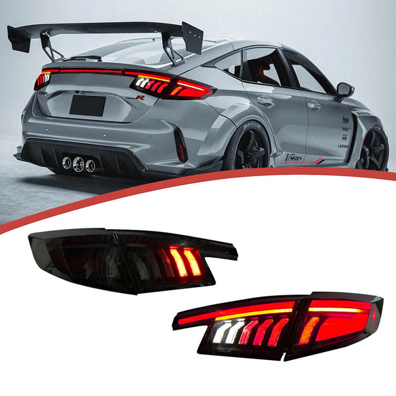 Applicable to Civic hatchback through taillights 2022-2025