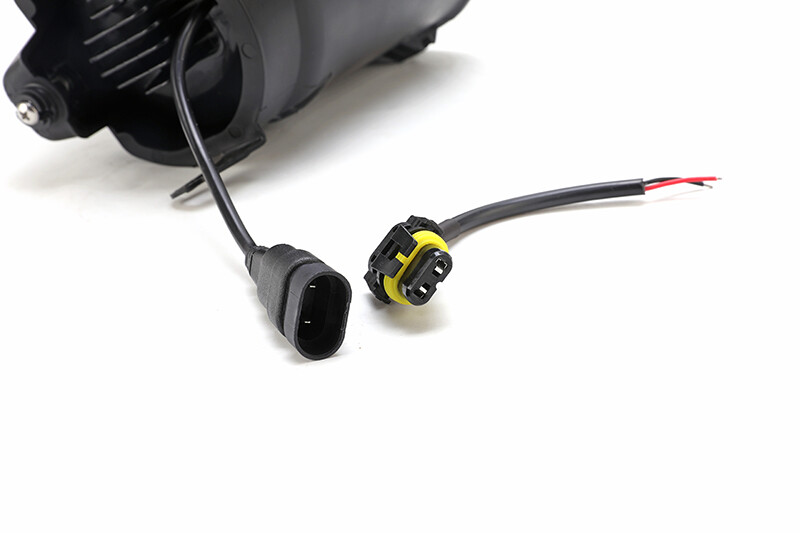 For 07-13 Tundra08-11 Sequoia Clear Lens Driving Fog Lights Bumper Lamps+Switch with angel eyes, with steering