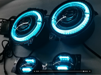 JL4 generation RGBW headlights