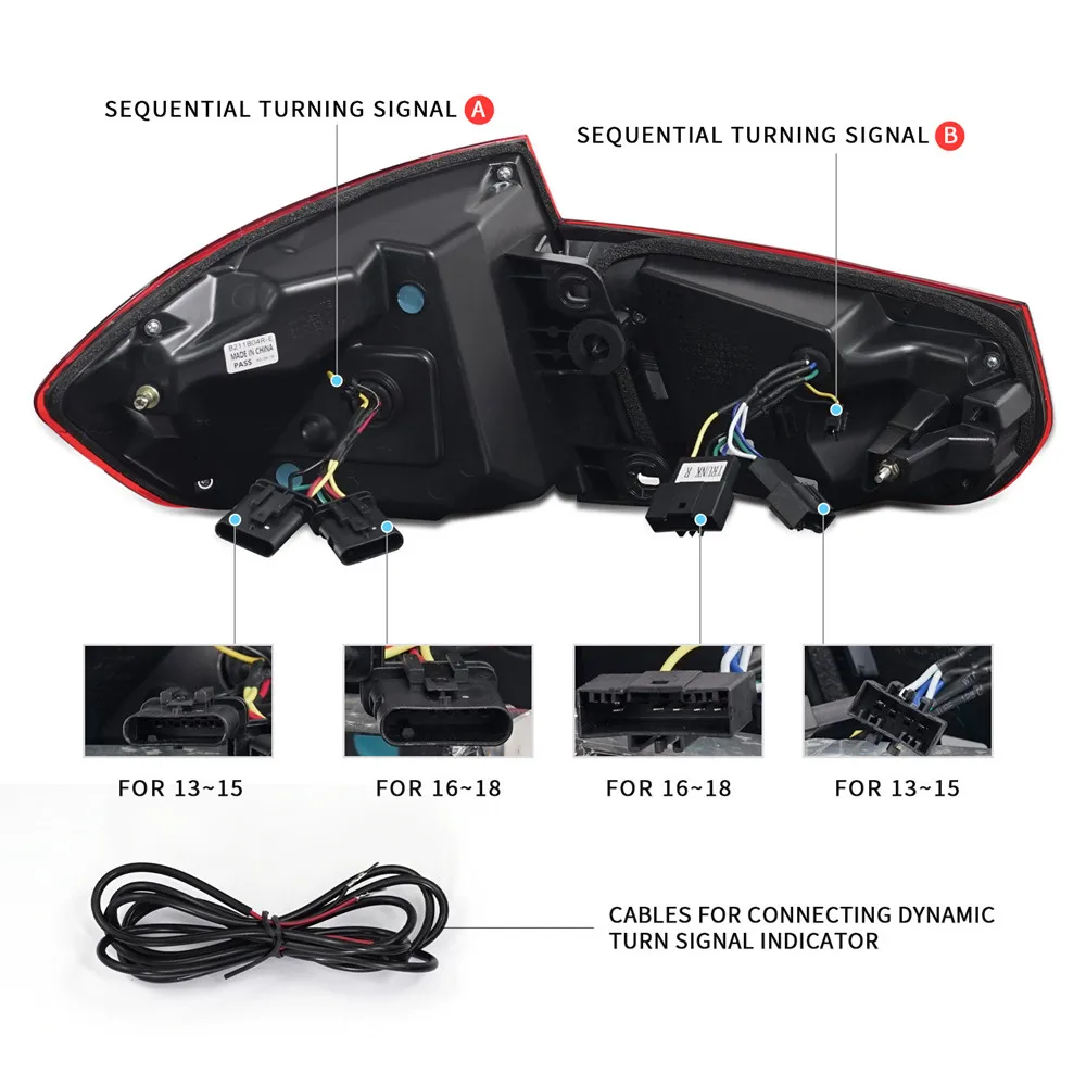 BMW  F30 13-17 18-20 tail lamp（Red lamp housing）