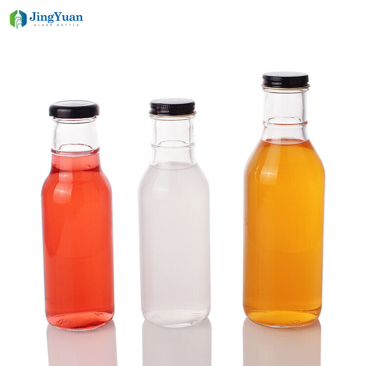 Glass Juice Bottle 