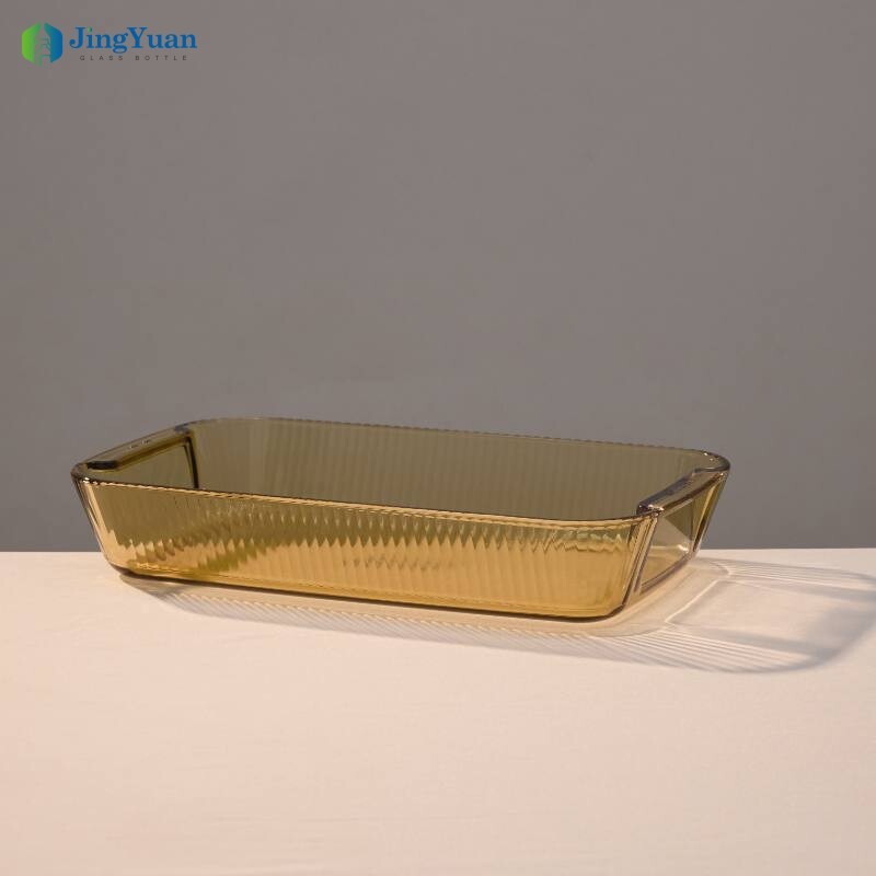 borosilicate glass baking tray