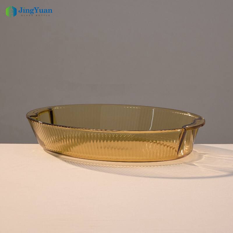 borosilicate glass baking tray