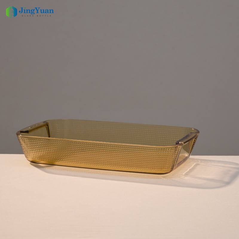 borosilicate glass baking tray