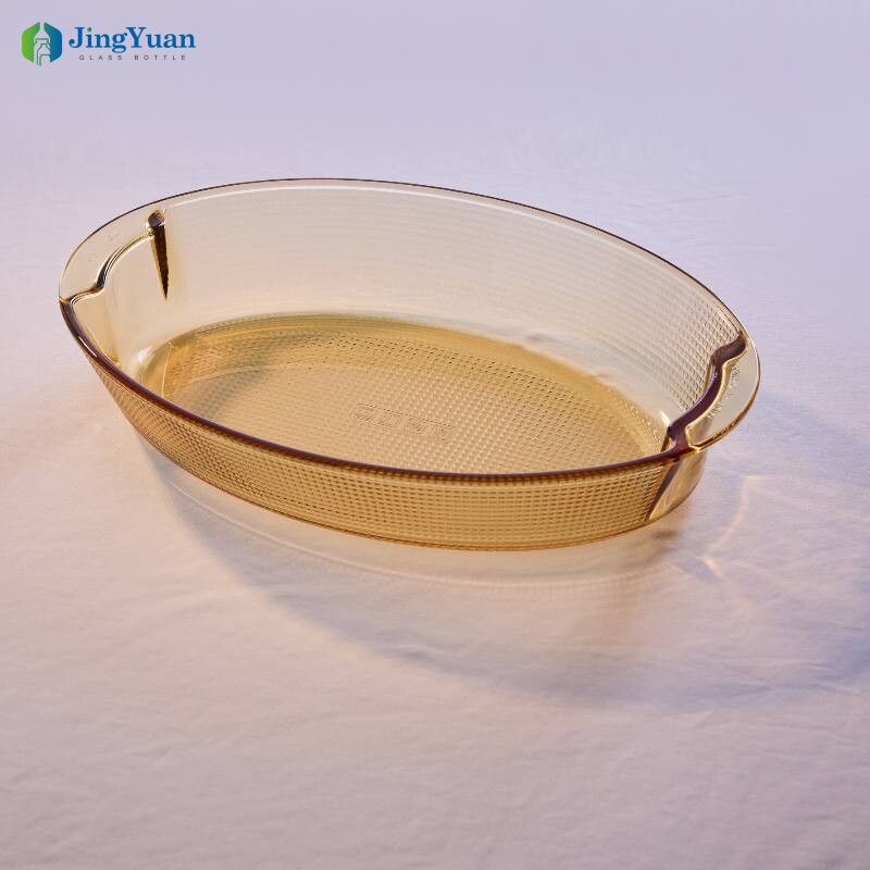 borosilicate glass baking tray