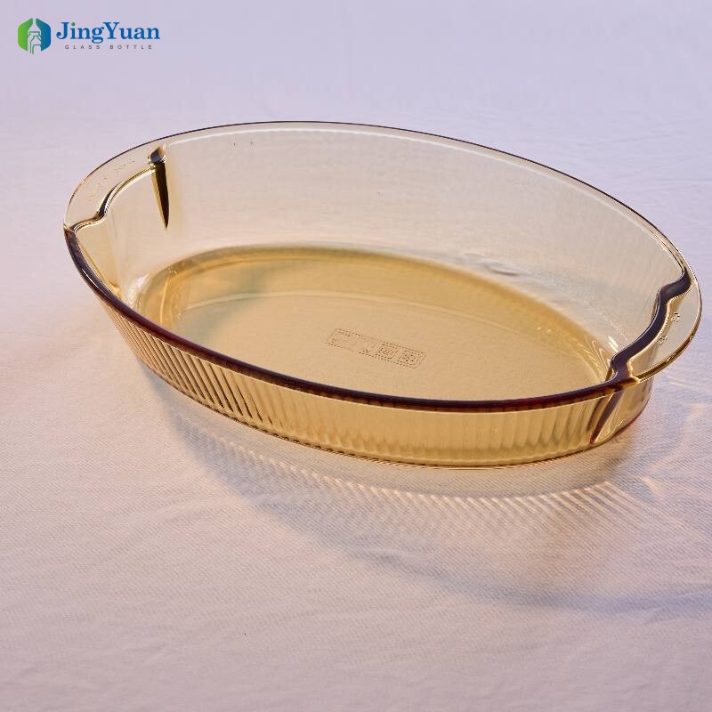 borosilicate glass baking tray