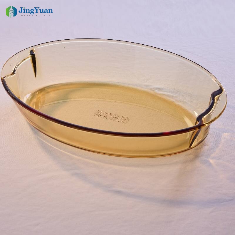 borosilicate glass baking tray