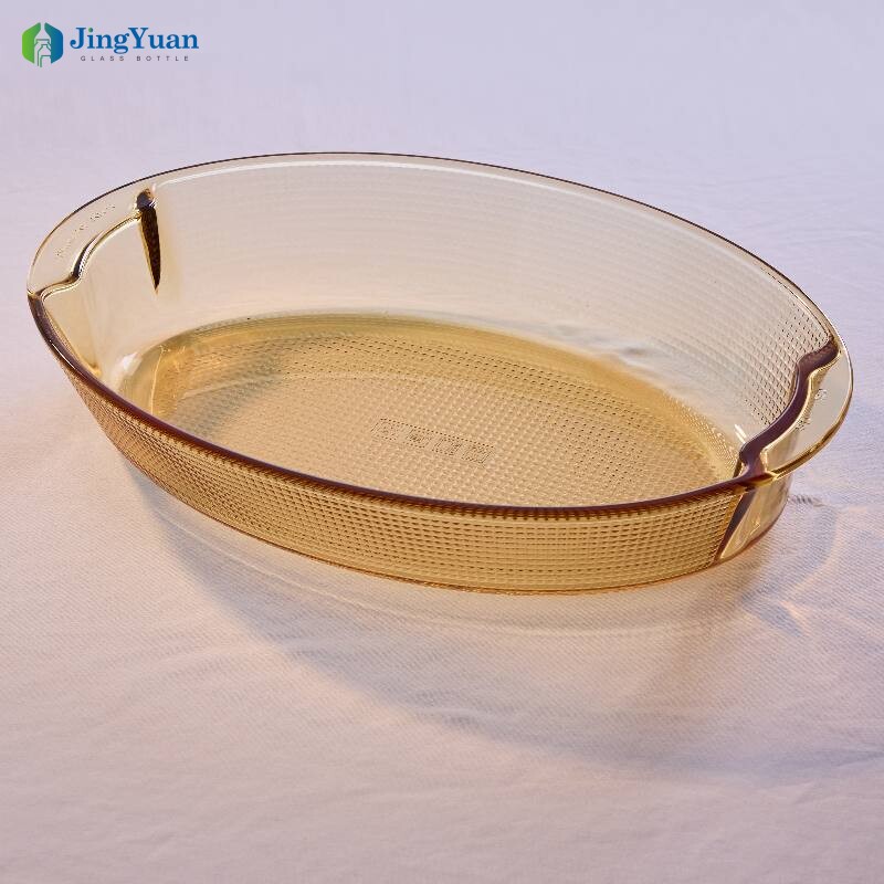 borosilicate glass baking tray