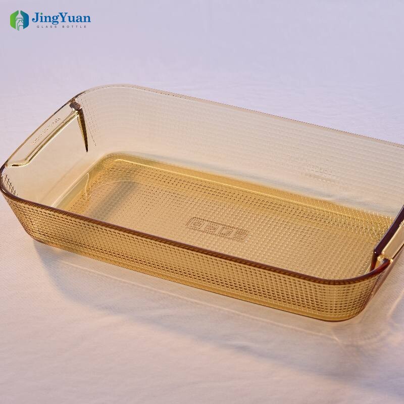 borosilicate glass baking tray