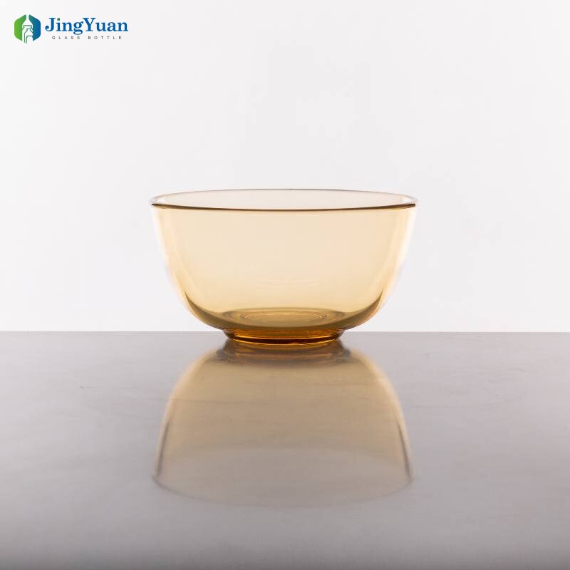 High borosilicate glass smooth rice bowl