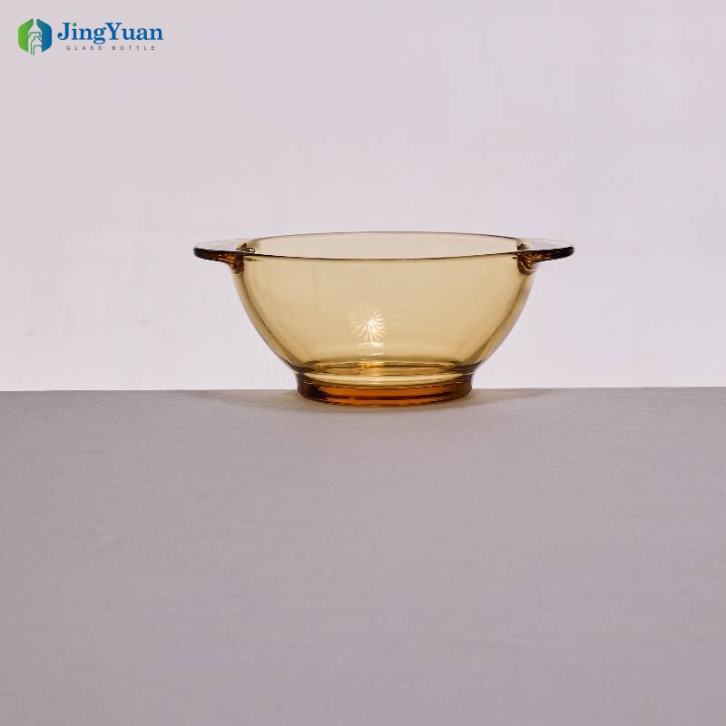 High borosilicate glass smooth rice bowl