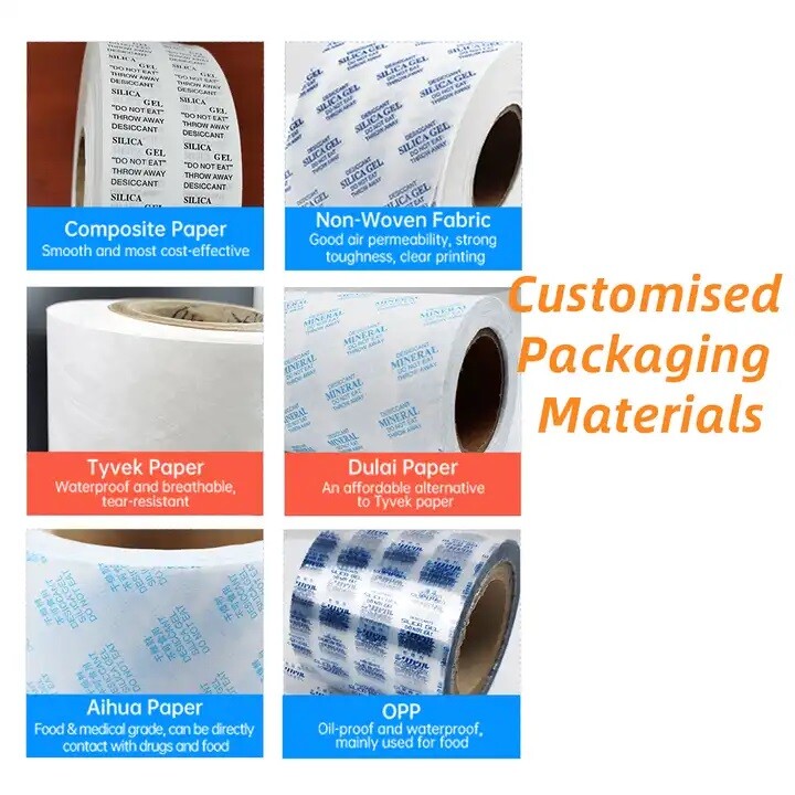 Silicone desiccant pack