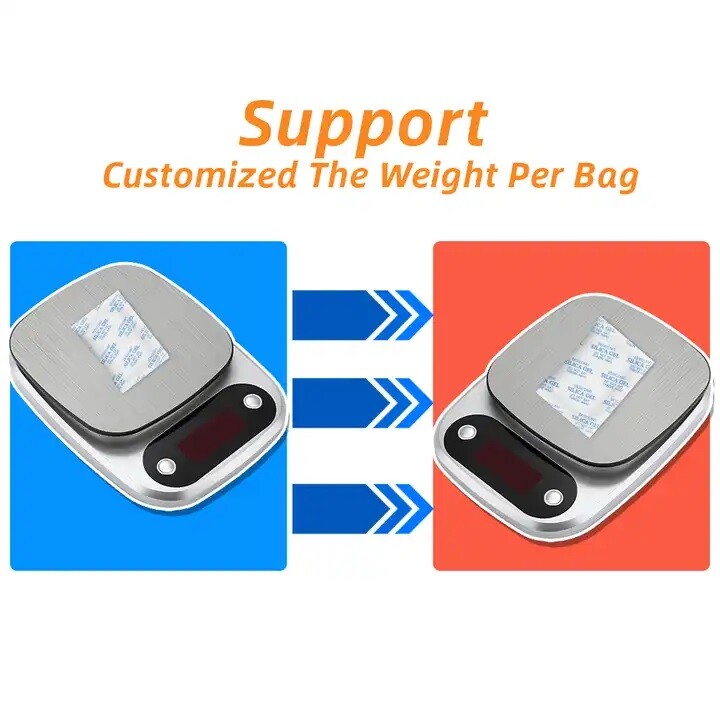 Silicone desiccant pack