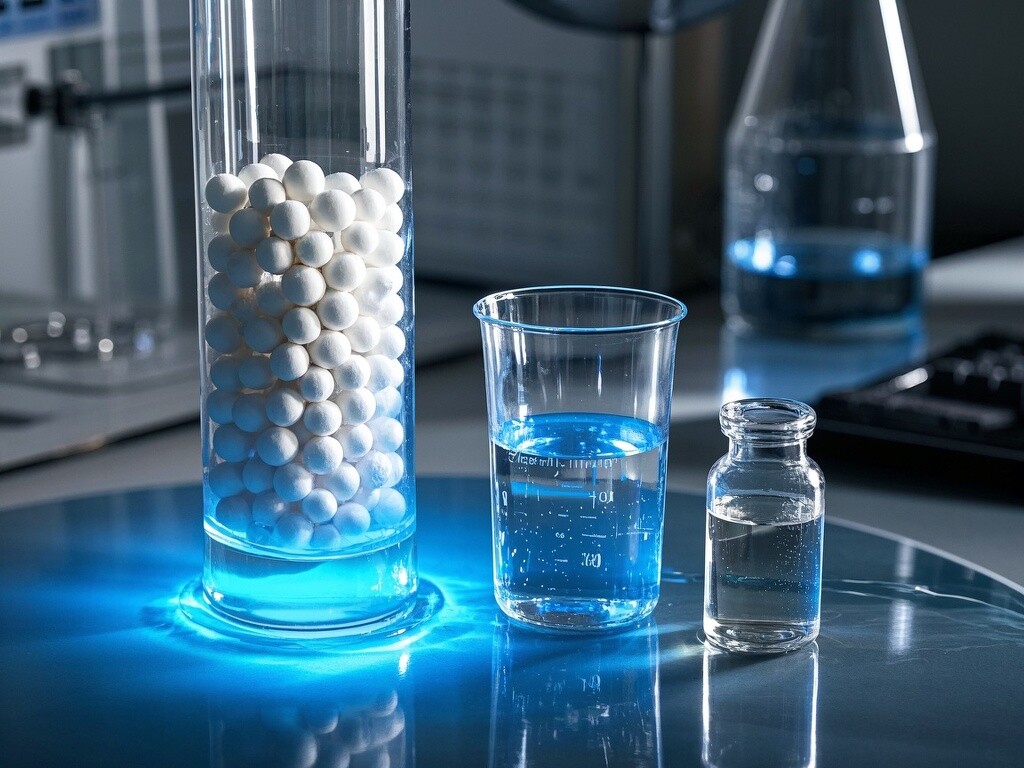 Activated alumina balls can effectively remove fluoride ions from water