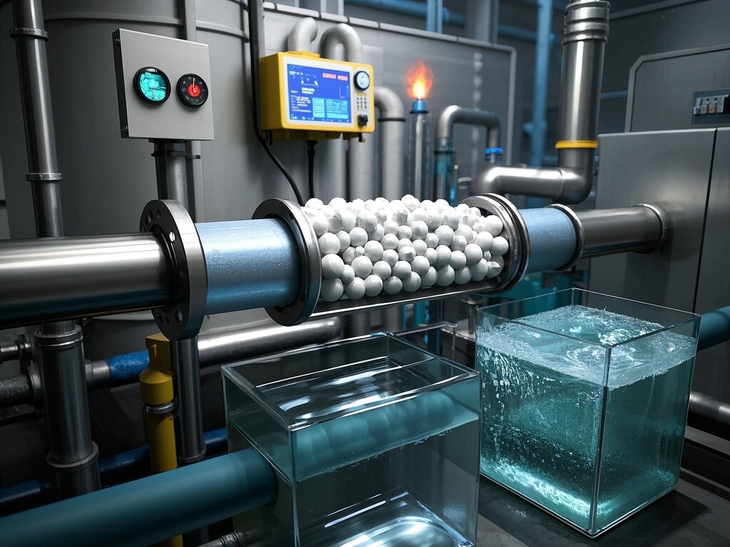 The function of alumina balls