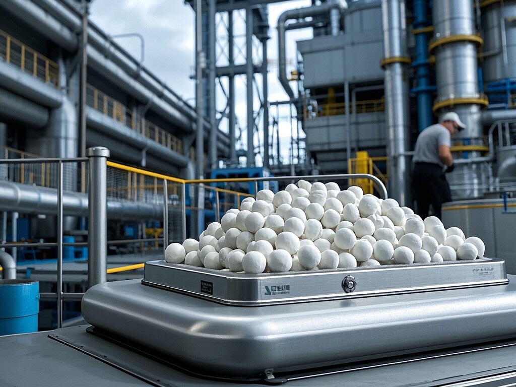 The main application of activated alumina as an adsorbent