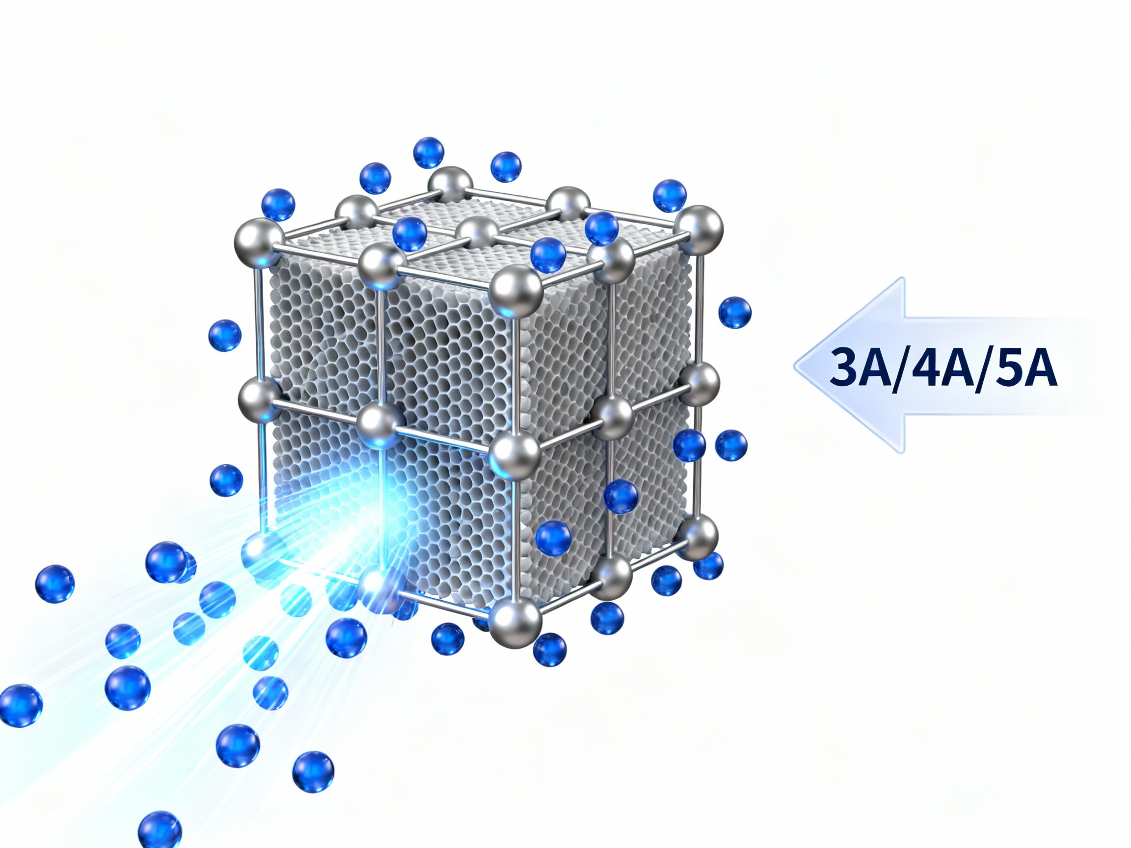 What is the adsorption principle of molecular sieve desiccant?