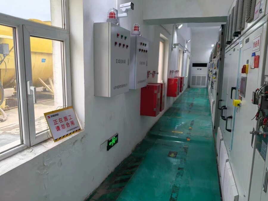 Installation of automatic fire suppression system for electrical cabinet