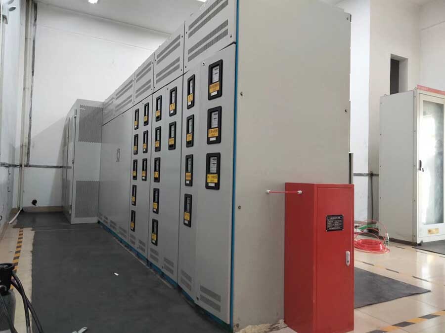 Fire suppression case in underground power distribution room