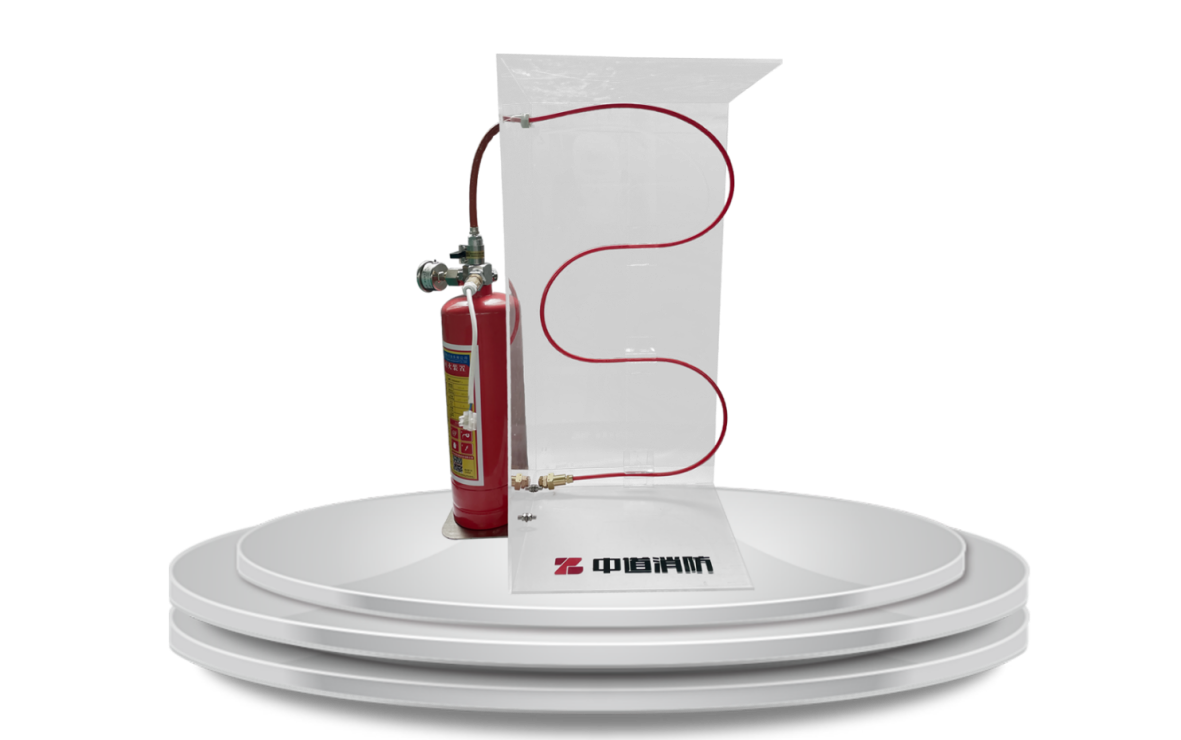 Fire trace tube perfluorohexanone fire suppression systems