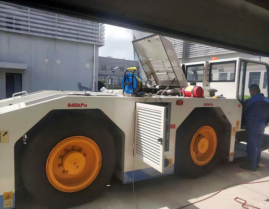 Installation Project Of Automatic Fire Suppression System For Airport Tractor