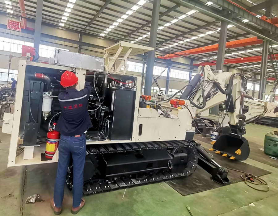 Installation Project Of Automatic Fire Suppression System For Excavators