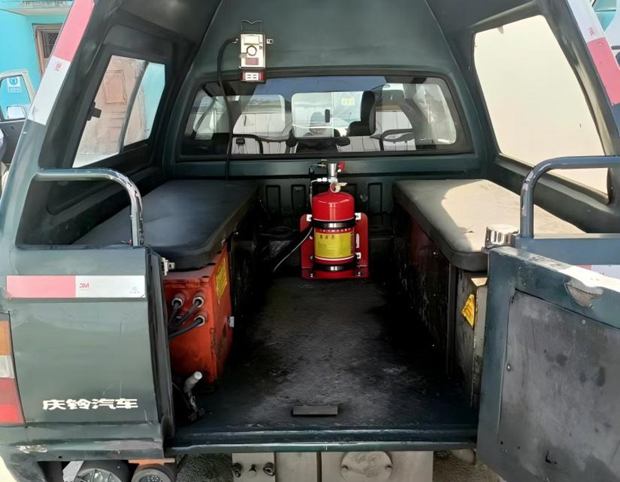 Installation Project Of Automatic Fire Suppression System For Manned Vehicles