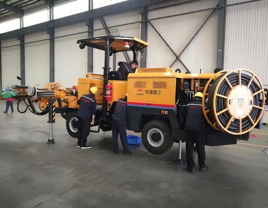 Installation Project Of Automatic Fire Suppression System For Rock Drilling Tractor