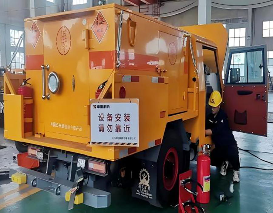 Installation Project Of Automatic Fire Suppression System For Explosive Carriage