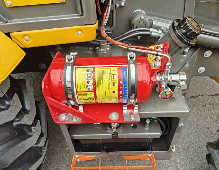 Mine vehicle fire suppression system: Resisting Harsh Environments to Ensure Mining Vehicle Safety