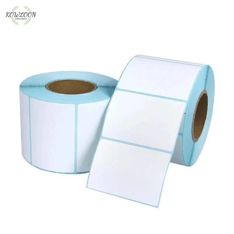 Custom Sticker Label Printing Permanent Adhesive Thermal Label Rolls