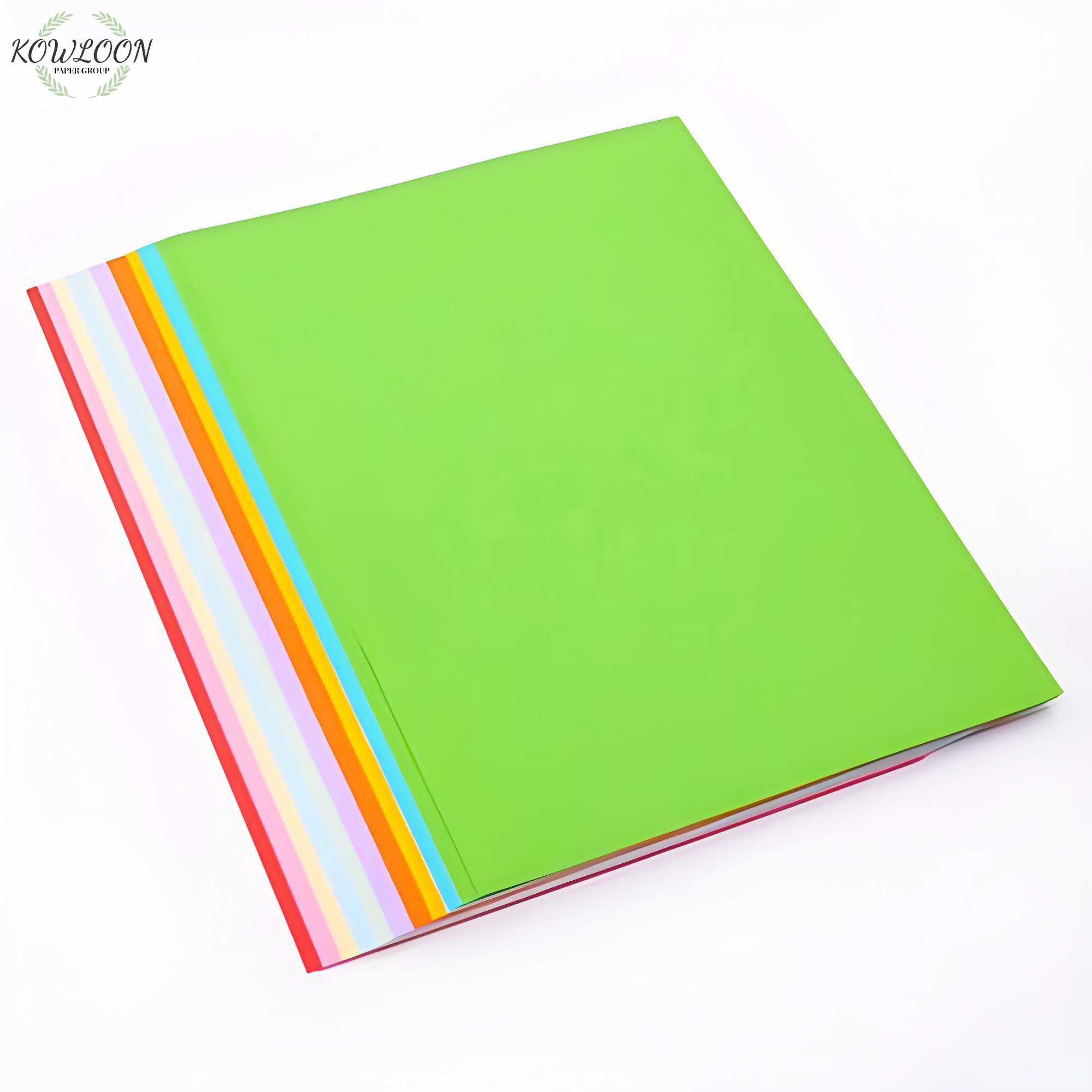 Stationary Colored Copy Printing Paper A4 Size Double Sided Lightweight Construction Paper