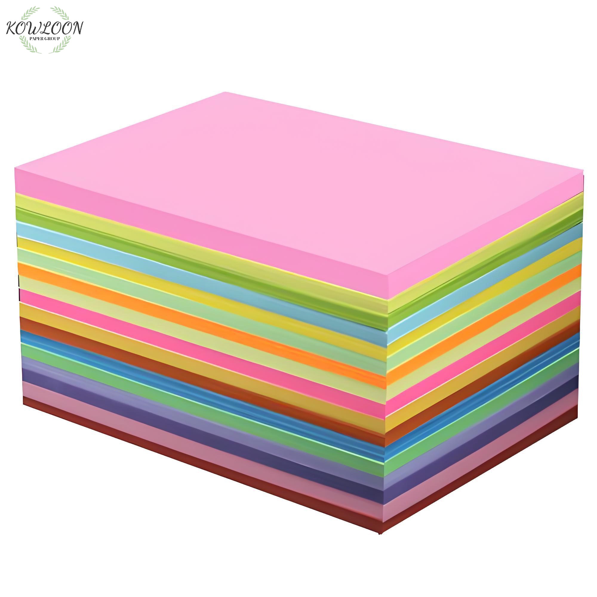 Wholesale 70g 500 Sheets Pink Office Color Printing Paper A4 Size Color Paper