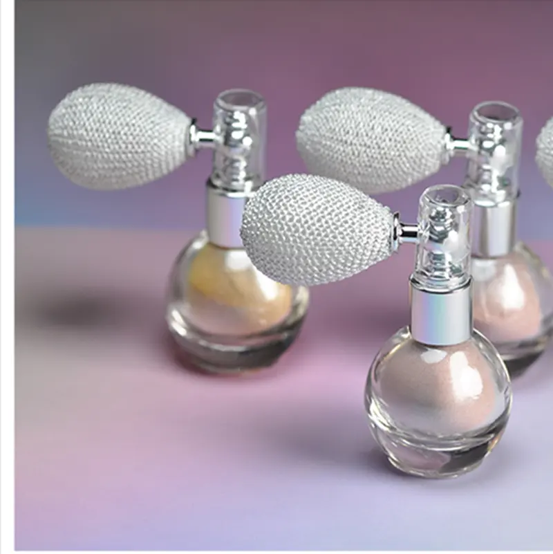 10ml air bag bottle spray powder perfume bottle 10ml glass spray 10ml screw perfume glass bottle with cap