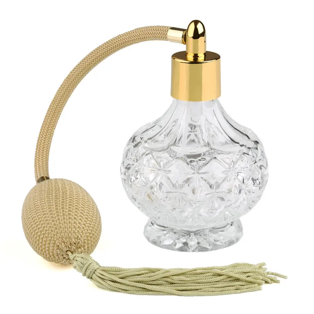 50ml 80ml 100ml clear glass perfume bottle with air bag perfume sprayer 50ml 80ml 100ml clear glass perfume bottle with air bag perfume sprayer