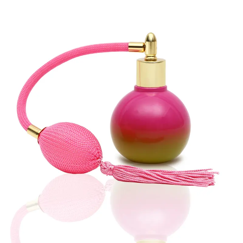 colorful 50ml 100ml sprayer pump perfume bottle airbag perfume bottle packaging