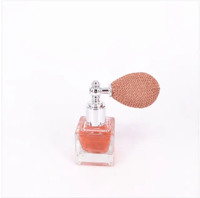 cube sprayer powder glass bottle cap 10ml square glass bottle empty perfume bottle 10ml