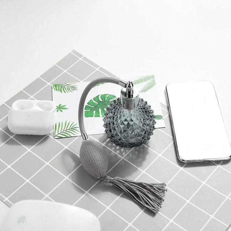 mini 50ml high-end retro airbag perfume bottle spray bottle 100ml empty car perfume bottle