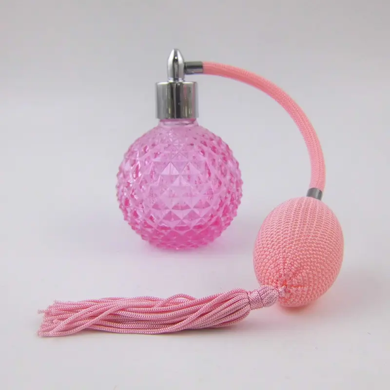 luxury vintage airbag perfume bottle 100ml glass spray bottle