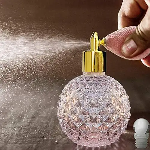 luxury vintage airbag perfume bottle 100ml glass spray bottle