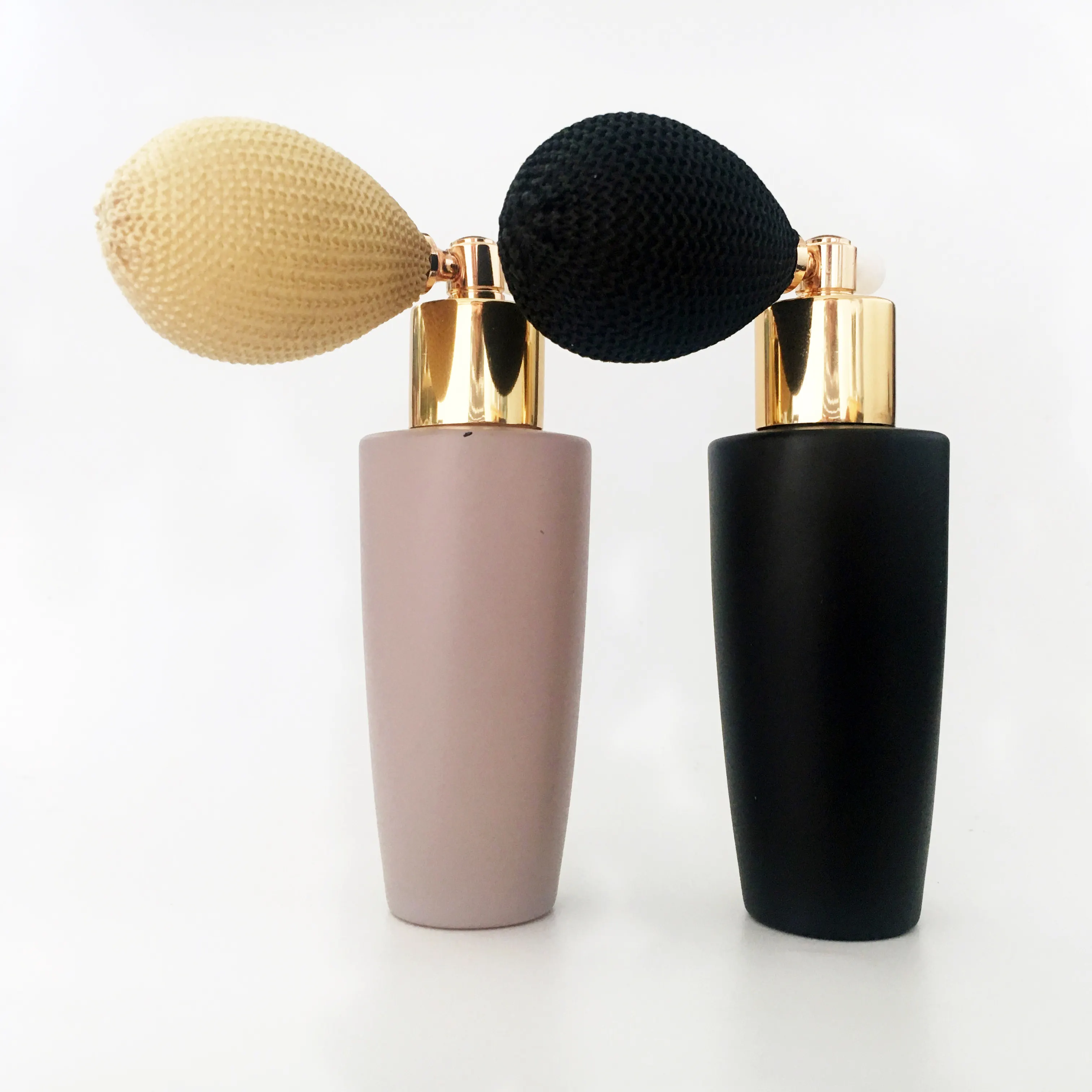 fabric air pump bulb spray atomizer powder aerosol glass bottle