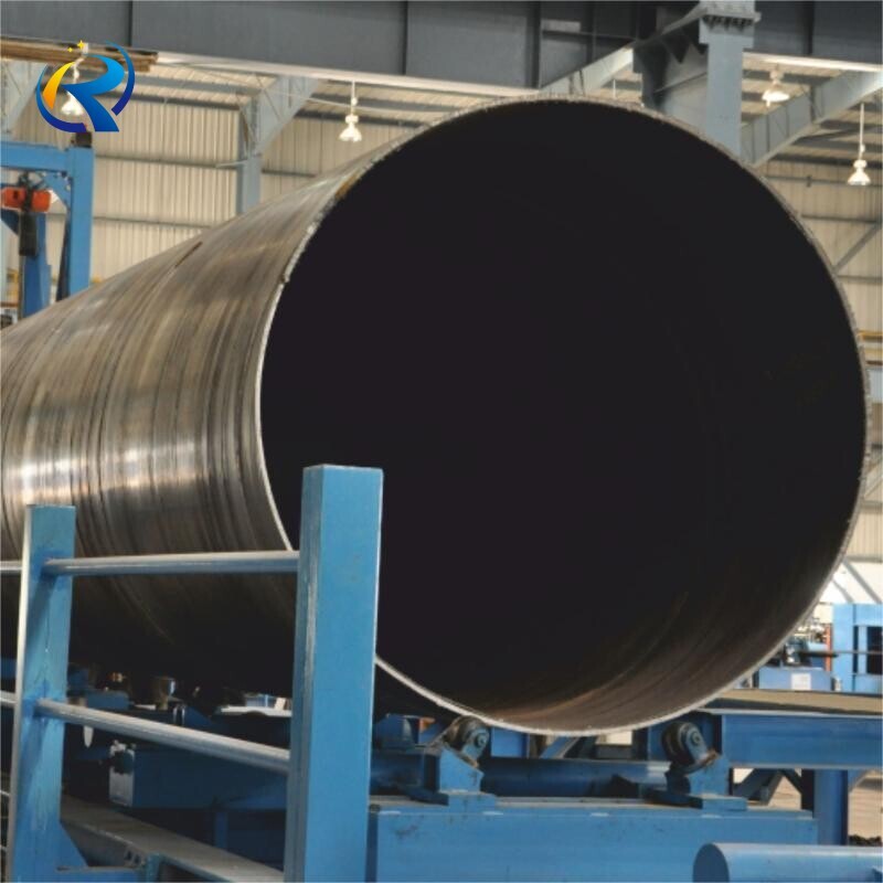 Welded pipe for conveying low pressure fluid