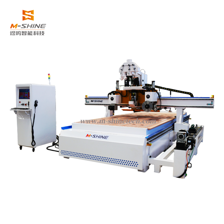 Fully Auto Panel Processing MS50-1530 cnc for Whole-House Customization | Side Milling + 360° Scoring Saw + Complete Dust Collection System
