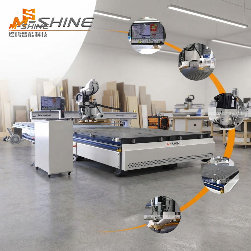 JINAN M‑shine Brand‑New Heavy‑Duty MS20‑291000 ATC CNC Router Empowers the Upgrading of Furniture Industry**  ## 术语说明