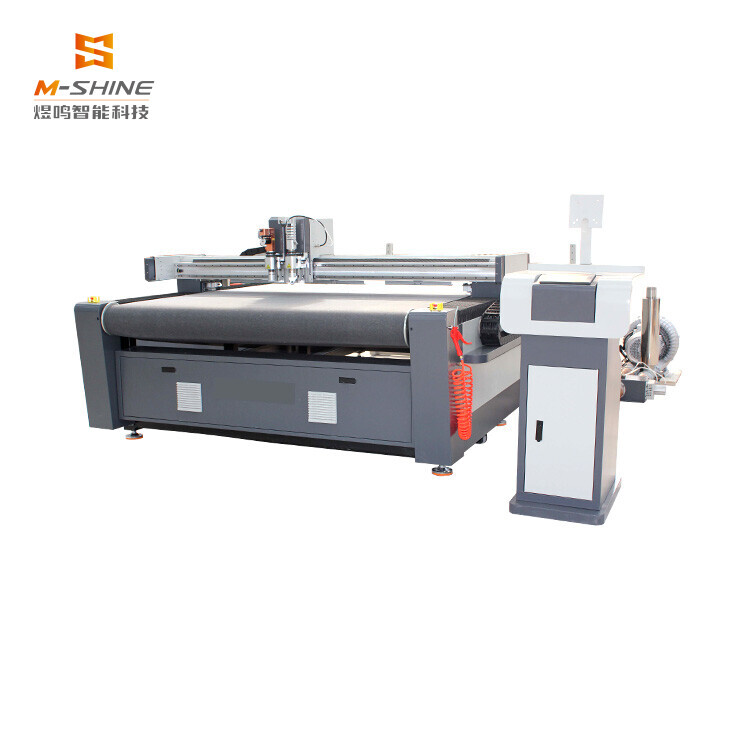 1625 automatic feed Cardboard Cutting Machinem-shine Digital Gasket Carpet Cardboard Vinyl Pvc Eva Foam Rubber Sheet Cutting Machine 