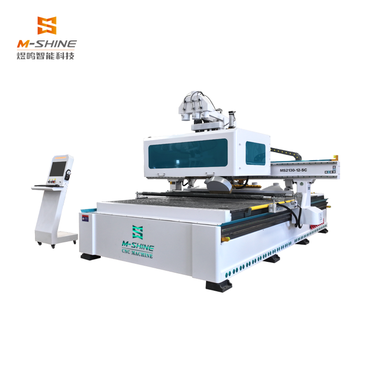 2130 Multi-functional 5axis atc cnc router row drill saw blade machining center JINAN M-SHINE 