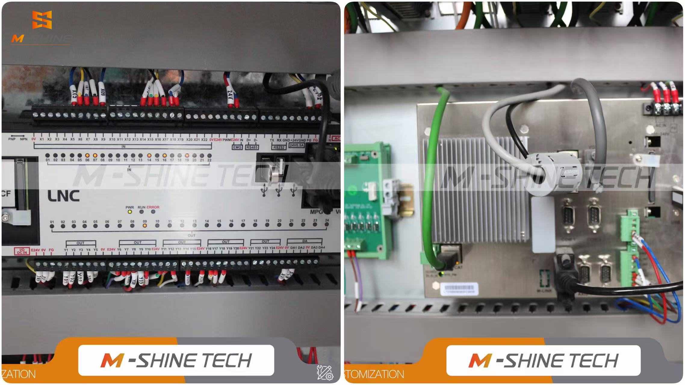 The control system of M-shineTech woodworking cutting machine is undergoing an upgrade.