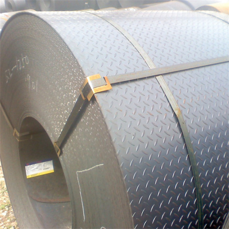 Carbon steel checkered coil