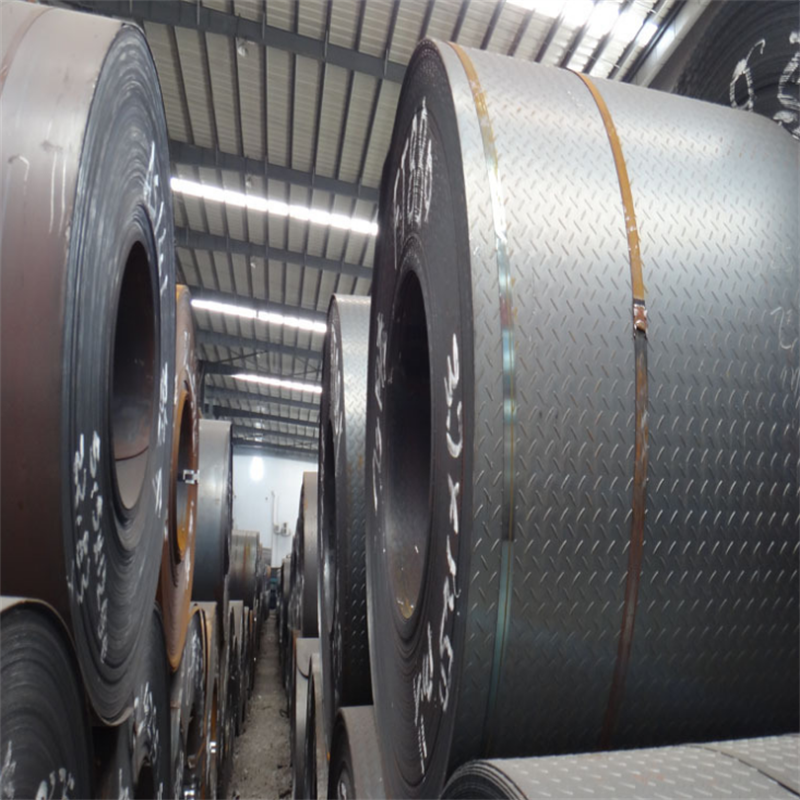 Carbon steel checkered coil