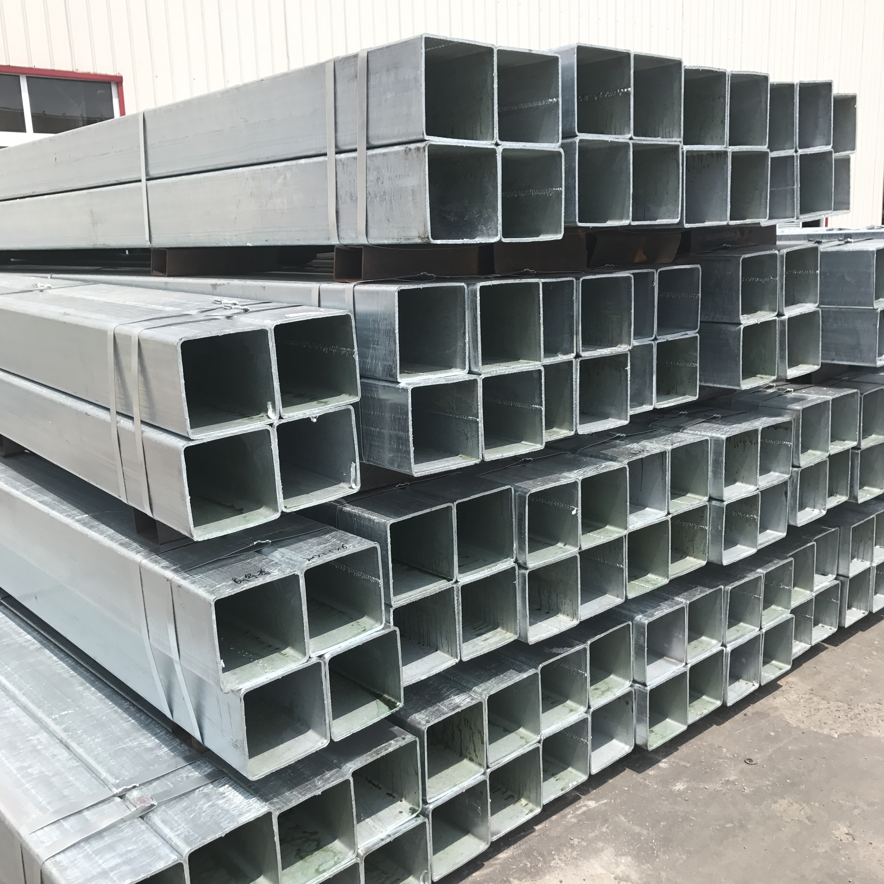 Galvanized steel square pipe/tube